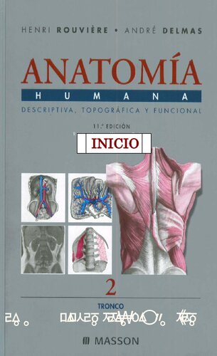 Anatomía Humana Descriptiva, topográfica y funcional. Tomo 2. Tronco