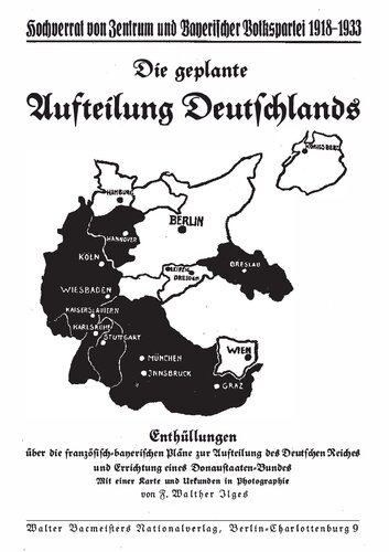 Die geplante Aufteilung Deutschlands - Enthuellungen