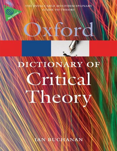 A Dictionary of Critical Theory