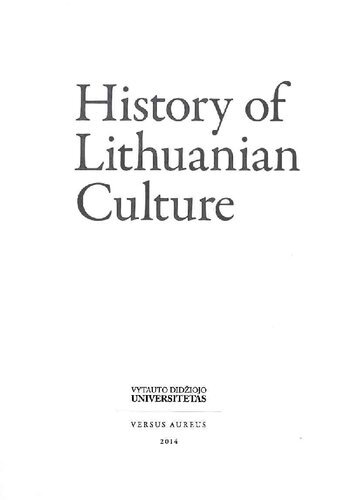 History of Lithuanian culture