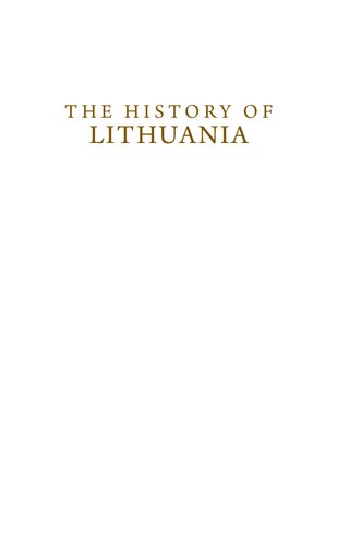 The history of Lithuania