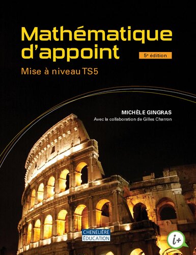 Mathématique d'appoint : mise à niveau TS5