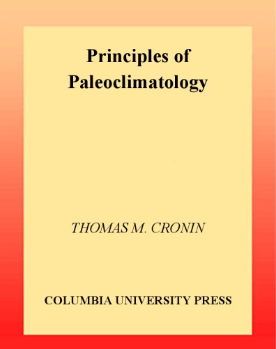 Principles of Paleoclimatology