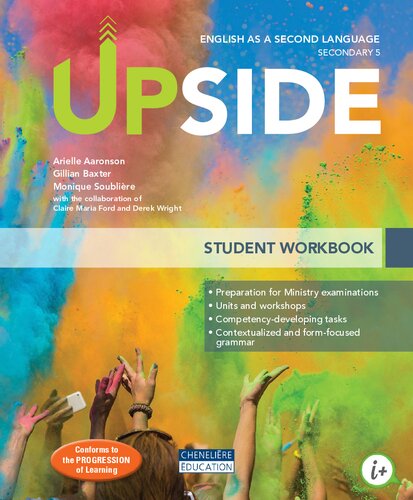 Upside : English as a second language : secondary 5. Student workbook.