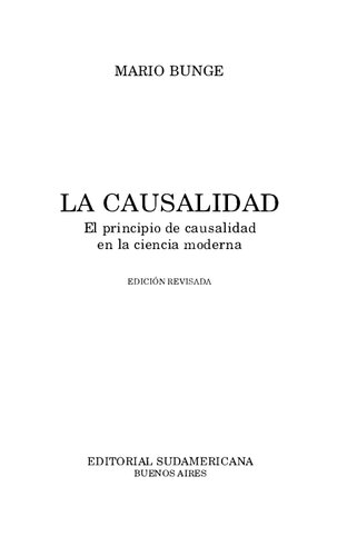 La causalidad