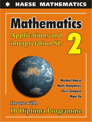 Mathematics Applications and Interpretations SL 2