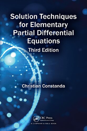 Solution Techniques for Elementary Partial Differential Equations