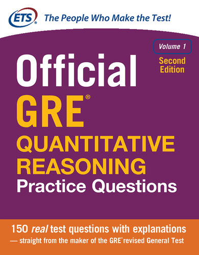 Official GRE Quantitative Reasoning Practice Questions, Volume 1