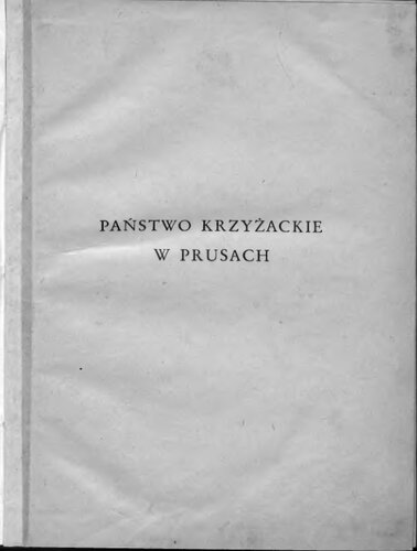 Państwo krzyżackie w Prusach