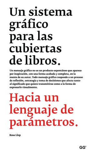 Un sistema gráfico  para las cubiertas de libros. Hacia un lenguaje de parámetros