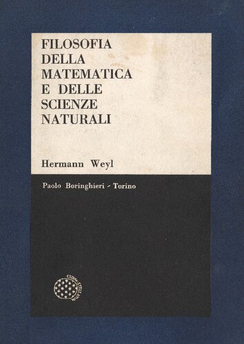 Filosofia della matematica e delle scienze naturali