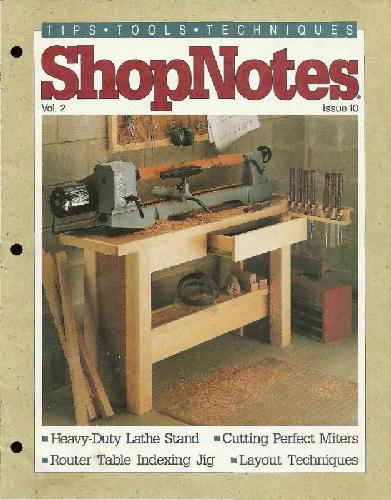 Woodworking Shopnotes 010 - Heavy Duty Lathe Stand