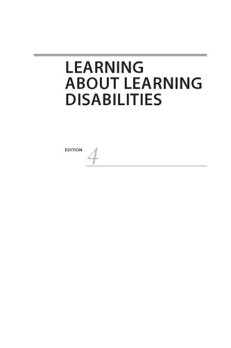 Learning About Learning Disabilities