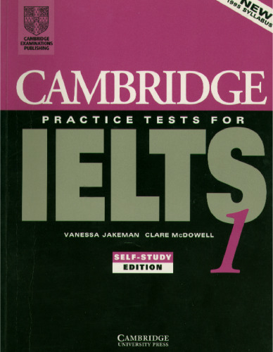 Cambridge practice test for IELTS 1