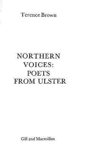 Northern Voices: Poets from Ulster