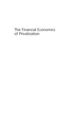 The Financial Economics of Privatization