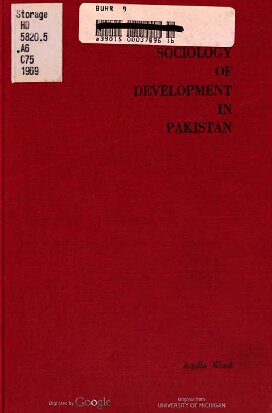 Sociology of development in Pakistan