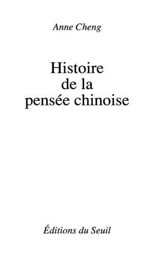 Histoire de la pensée chinoise