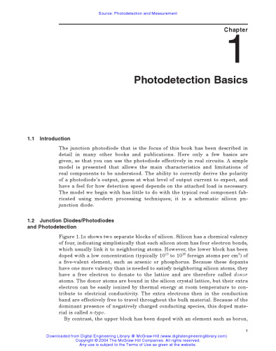 Photodetection and Measurement: Maximizing Performance in Optical Systems