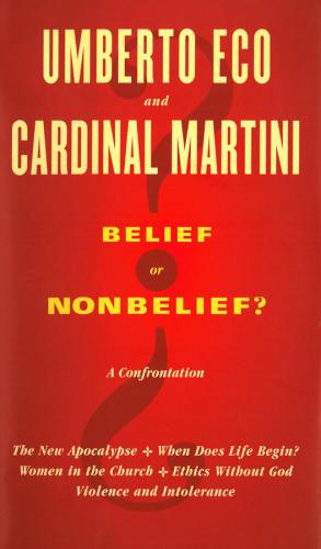 Belief or nonbelief?.: a confrontation