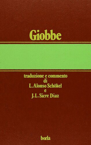 Giobbe. Commento teologico e letterario