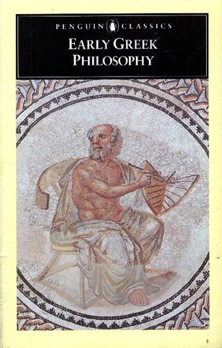 Early Greek Philosophy (Penguin Classics)