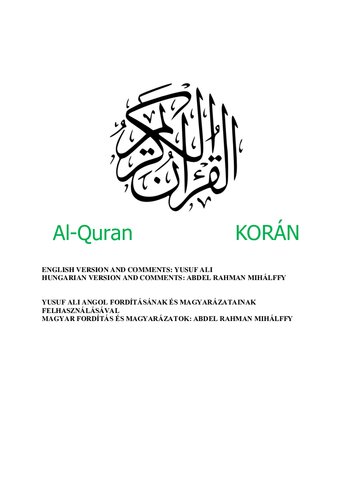 Al-Quran - Korán