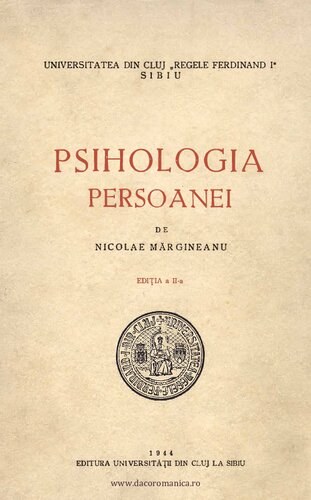 Psihologia persoanei