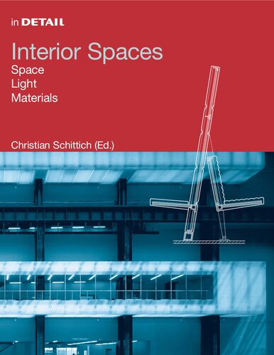 Interior spaces : space, light, material.