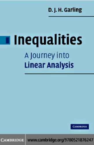 Inequalities: a journey into linear analysis