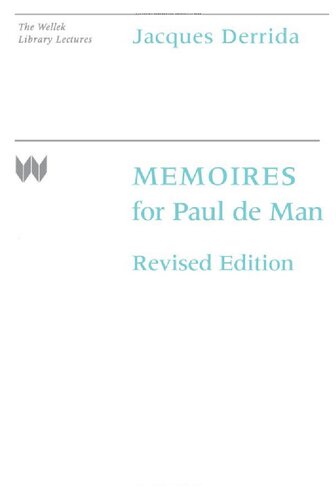 Memoires for Paul de Man