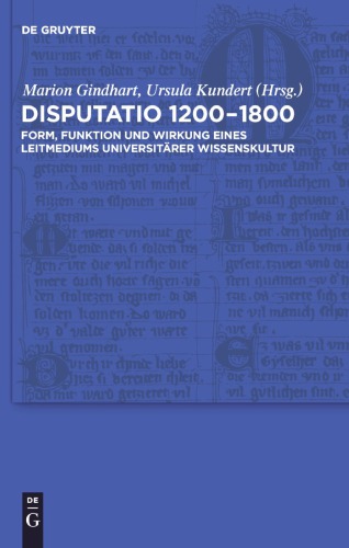 Disputatio 1200-1800