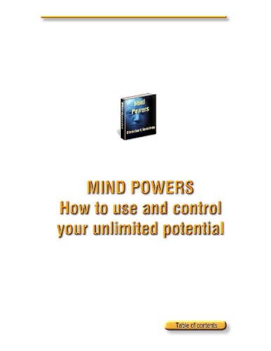 Mind power: use positive thinking to change your life