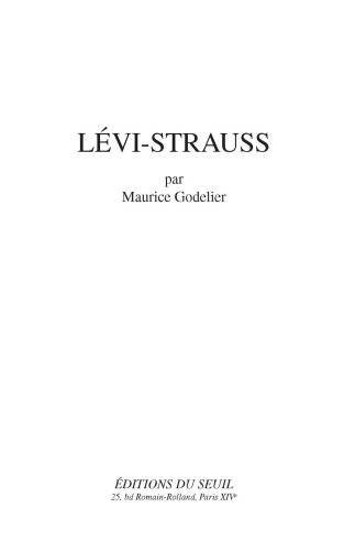 Lévi-Strauss