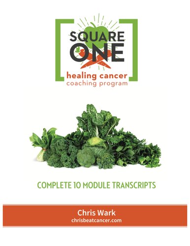 Square One Healing Cancer Coaching Program - Complete Transcripts Chris Beat Cancer: A Comprehensive Plan for Healing Naturally  Chris Beat Cancer