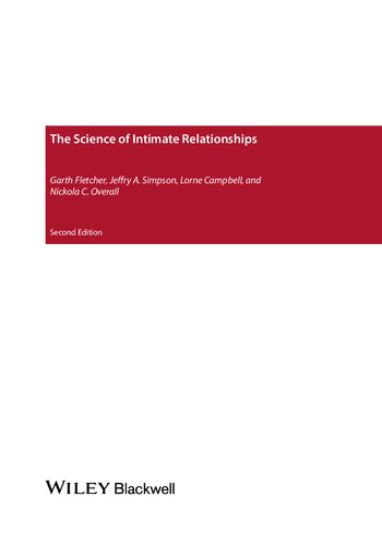 Science of intimate relationships,