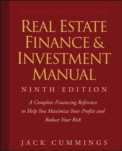 Real Estate Finance and Investment Manual