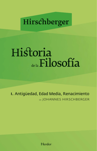 Historia de la filosofía I