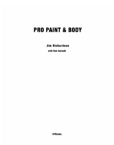 Pro Paint & Body HP1563