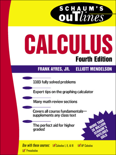 Schaum's outlines of calculus