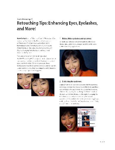 Retouching Tips: Enhancing Eyes, Eyelashes, and More!