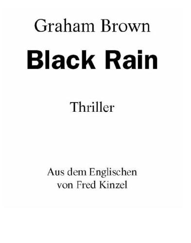 Black Rain Thriller