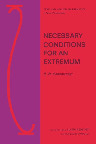 Necessary Conditions for an Extremum