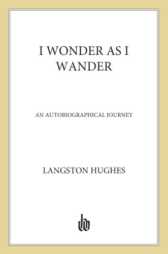 I wonder as I wander: an autobiographical journey