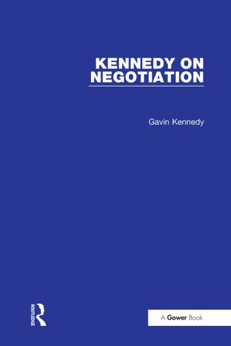 Kennedy on negotiation