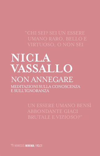 Non annegare. Meditazioni sulla conoscenza e sull'ignoranza (Mimesis)