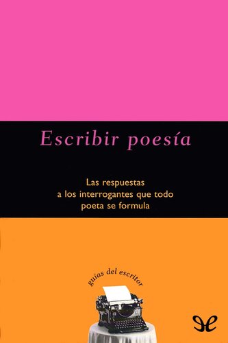 Escribir poesía