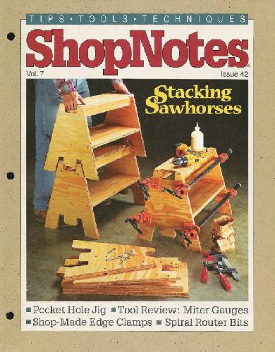 Woodworking Shopnotes 042 - Stacking Sawhorses