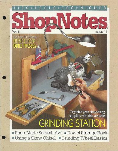 Woodworking Shopnotes 044 - Grinding Station