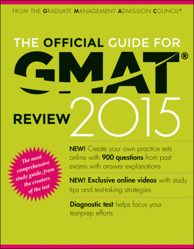 The Official Guide for GMAT Review 2015 with Online Question Bank and Exclusive Video